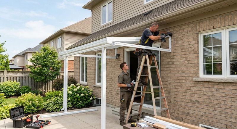 Aluminum Patio Cover Installation