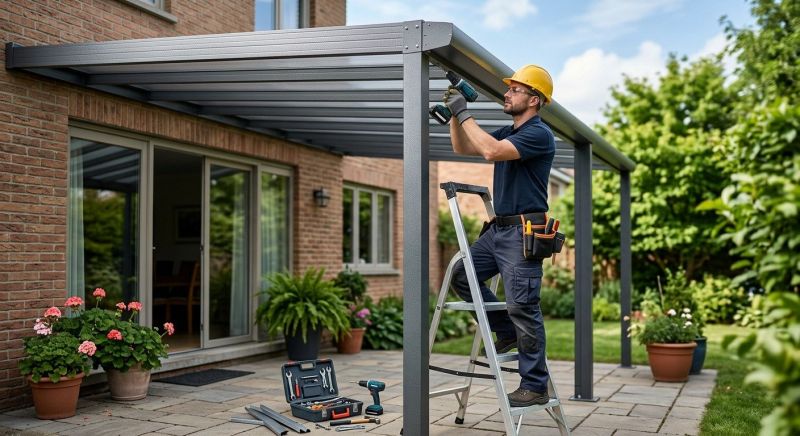 Canvas Patio Cover Installation