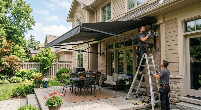 Commercial Awning Installation