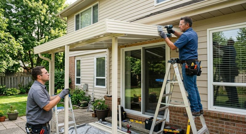 Louvered Patio Covers Installation