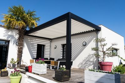 Metal Awning Installation