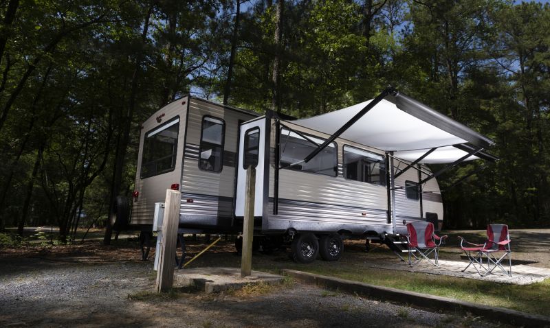 Mobile Home Awning Installation