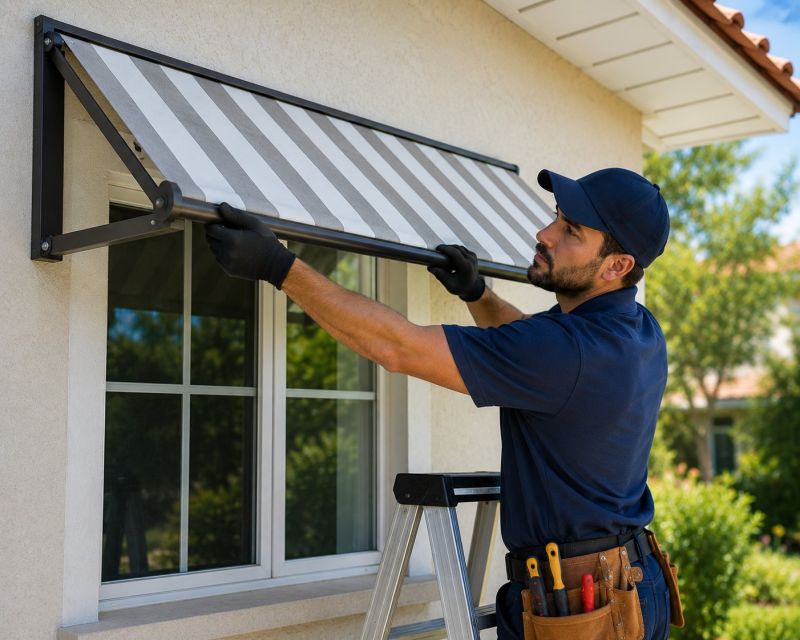 Outdoor Blinds Installation