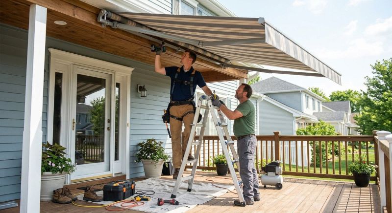 Retractable Awning Installation