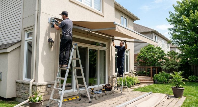 Retractable Awning Installation