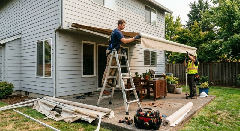 Retractable Awning Installation
